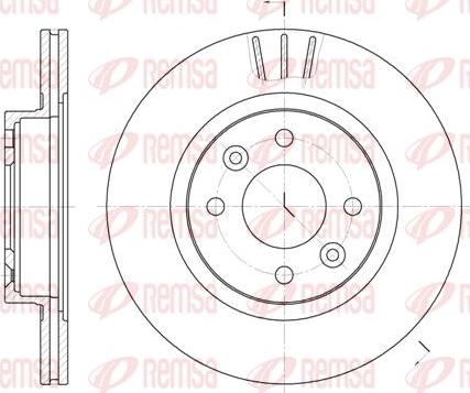 Kawe 6204 10 - Тормозной диск autosila-amz.com