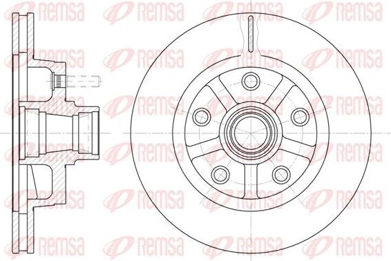 Kawe 62023 10 - Тормозной диск autosila-amz.com