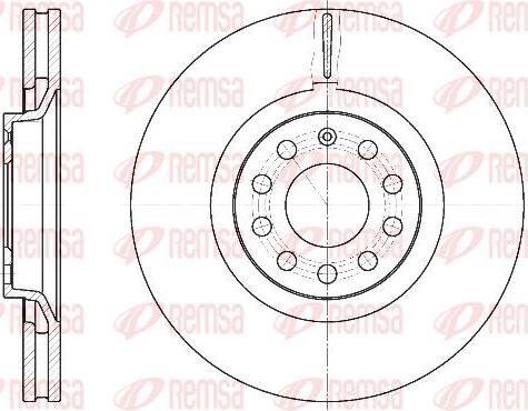 Kawe 6730 10 - Тормозной диск autosila-amz.com