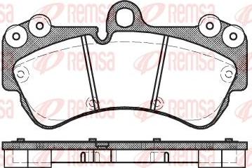 Kawe 0994 00 - Тормозные колодки, дисковые, комплект autosila-amz.com