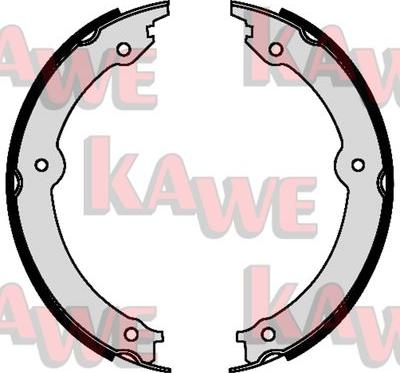 Kawe 09620 - Комплект тормозов, ручник, парковка autosila-amz.com