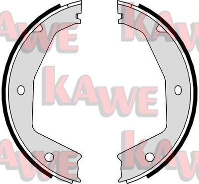 Kawe 09670 - Комплект тормозов, ручник, парковка autosila-amz.com
