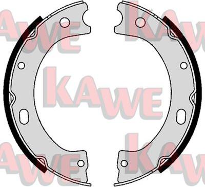 Kawe 09050 - Комплект тормозов, ручник, парковка autosila-amz.com