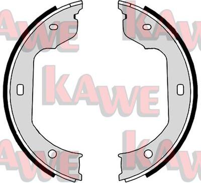 Kawe 09110 - Комплект тормозов, ручник, парковка autosila-amz.com