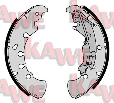 Kawe 09260 - Комплект тормозных колодок, барабанные autosila-amz.com