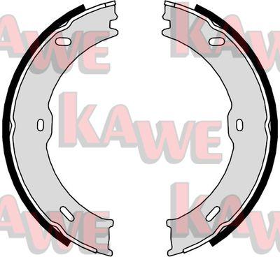 Kawe 09710 - Комплект тормозов, ручник, парковка autosila-amz.com