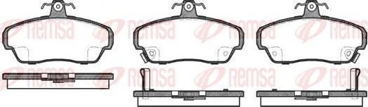 Kawe 0490 02 - Тормозные колодки, дисковые, комплект autosila-amz.com