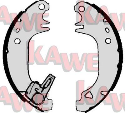 Kawe 04970 - Комплект тормозных колодок, барабанные autosila-amz.com