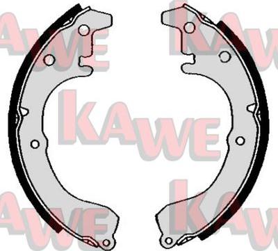 Kawe 04560 - Комплект тормозных колодок, барабанные autosila-amz.com