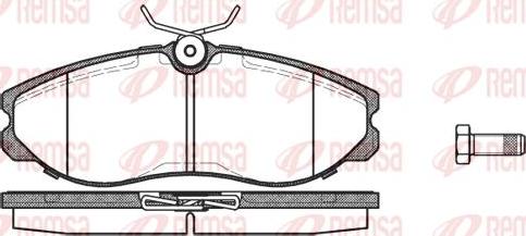 Kawe 0462 00 - Тормозные колодки, дисковые, комплект autosila-amz.com