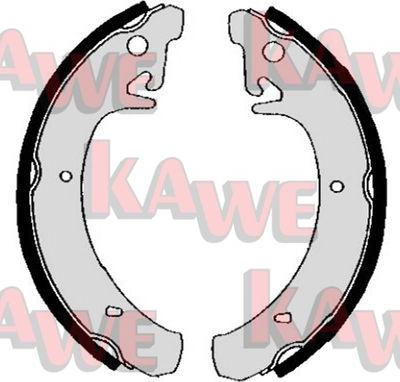 Kawe 04830 - Комплект тормозных колодок, барабанные autosila-amz.com