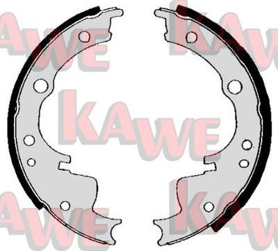 Kawe 04330 - Комплект тормозных колодок, барабанные autosila-amz.com