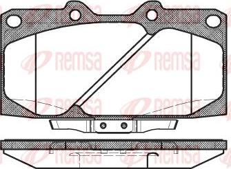 Kawe 0599 04 - Тормозные колодки, дисковые, комплект autosila-amz.com