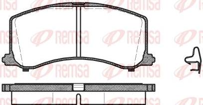 Kawe 0595 02 - Тормозные колодки, дисковые, комплект autosila-amz.com