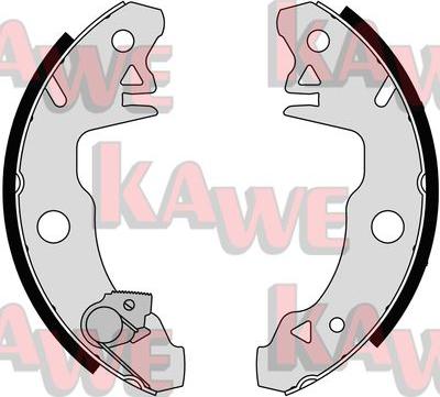 Kawe 05980 - Комплект тормозных колодок, барабанные autosila-amz.com