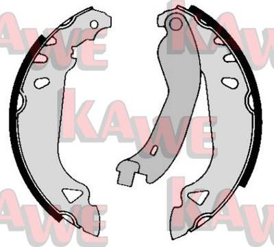 Kawe 05040 - Комплект тормозных колодок, барабанные autosila-amz.com
