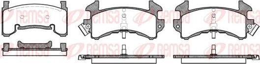 Kawe 0515 00 - Тормозные колодки, дисковые, комплект autosila-amz.com