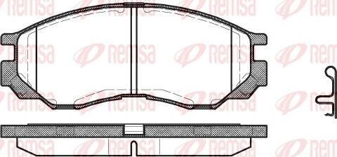 Kawe 0583 00 - Тормозные колодки, дисковые, комплект autosila-amz.com