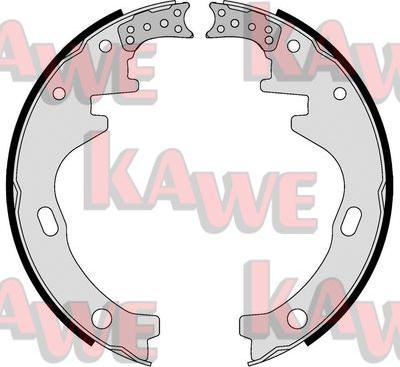 Kawe 05250 - Комплект тормозных колодок, барабанные autosila-amz.com