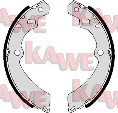 Kawe 05710 - Комплект тормозных колодок, барабанные autosila-amz.com
