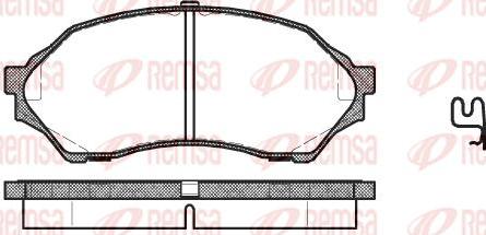 Kawe 0699 00 - Тормозные колодки, дисковые, комплект autosila-amz.com