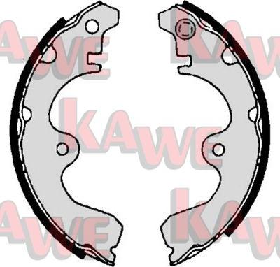 Kawe 06940 - Комплект тормозных колодок, барабанные autosila-amz.com