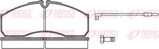 BENDIX 573525B - Тормозные колодки, дисковые, комплект autosila-amz.com