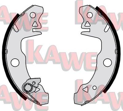Kawe 06000 - Комплект тормозных колодок, барабанные autosila-amz.com
