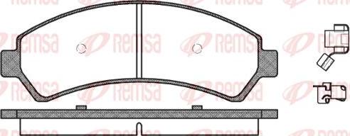 Kawe 0688 00 - Тормозные колодки, дисковые, комплект autosila-amz.com