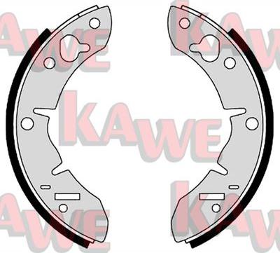 Kawe 00560 - Комплект тормозных колодок, барабанные autosila-amz.com