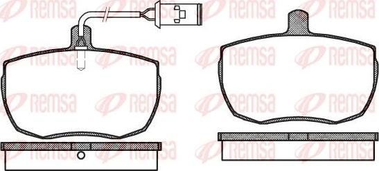 Kawe 0056 22 - Тормозные колодки, дисковые, комплект autosila-amz.com