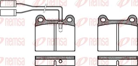 Kawe 0006 01 - Тормозные колодки, дисковые, комплект autosila-amz.com