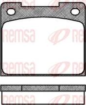Remsa 2039.02 - Тормозные колодки, дисковые, комплект autosila-amz.com