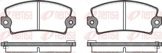 Kawe 0021 16 - Тормозные колодки, дисковые, комплект autosila-amz.com