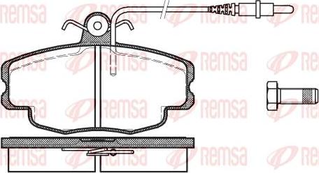 Kawe 0141 24 - Тормозные колодки, дисковые, комплект autosila-amz.com