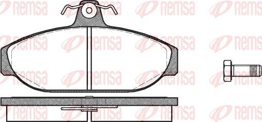 Kawe 0156 00 - Тормозные колодки, дисковые, комплект autosila-amz.com