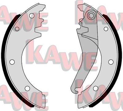 Kawe 01052 - Комплект тормозов, ручник, парковка autosila-amz.com