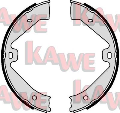 Kawe 01085 - Комплект тормозов, ручник, парковка autosila-amz.com