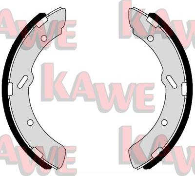 Kawe 01104 - Комплект тормозных колодок, барабанные autosila-amz.com