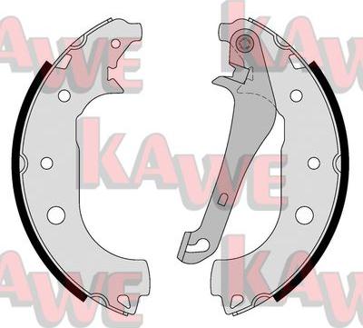 Kawe 01184 - Комплект тормозных колодок, барабанные autosila-amz.com