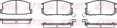 Kawe 0180 02 - Тормозные колодки, дисковые, комплект autosila-amz.com