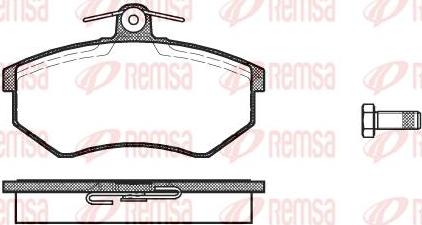 Kawe 0134 00 - Тормозные колодки, дисковые, комплект autosila-amz.com