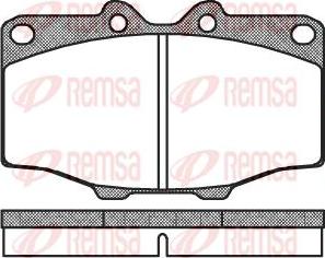 Kawe 0132 00 - Тормозные колодки, дисковые, комплект autosila-amz.com