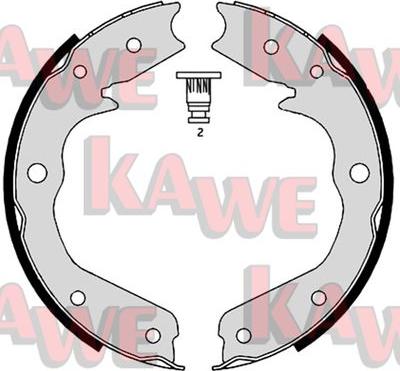 Kawe 08970 - Комплект тормозов, ручник, парковка autosila-amz.com