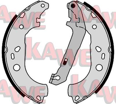 Kawe 08600 - Комплект тормозных колодок, барабанные autosila-amz.com