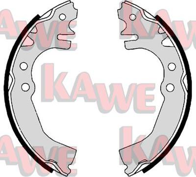 Kawe 08830 - Комплект тормозных колодок, барабанные autosila-amz.com