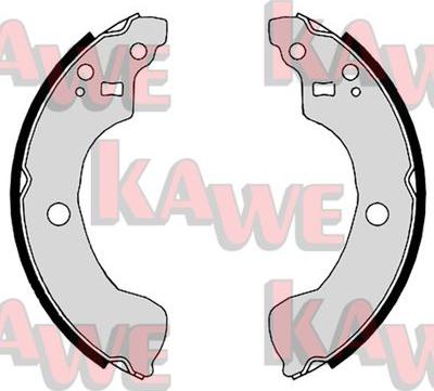 Kawe 08870 - Комплект тормозных колодок, барабанные autosila-amz.com