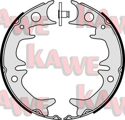 Kawe 08380 - Комплект тормозов, ручник, парковка autosila-amz.com