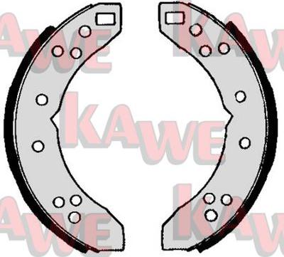 Kawe 03630 - Комплект тормозных колодок, барабанные autosila-amz.com