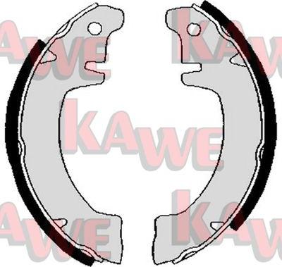 Kawe 03040 - Комплект тормозных колодок, барабанные autosila-amz.com